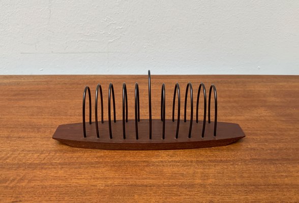 Mid-Century Teak Toast Holder, 1960s-UAH-1365934