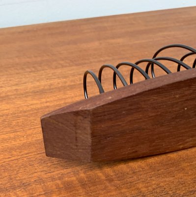 Mid-Century Teak Toast Holder, 1960s-UAH-1365934