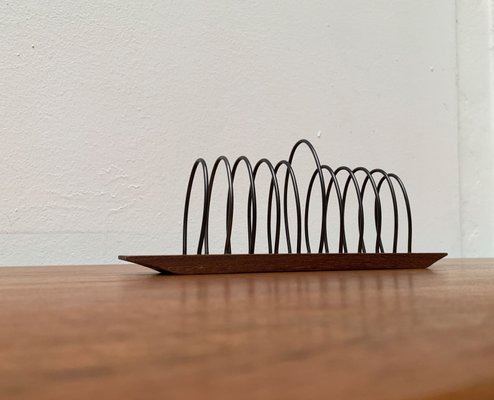 Mid-Century Teak Toast Holder, 1960s-UAH-1365934