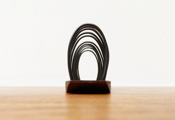 Mid-Century Teak Toast Holder, 1960s-UAH-1365934