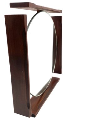 Mid-Century Teak Vanity Mirror, Italy, 1960s-TXN-1730015