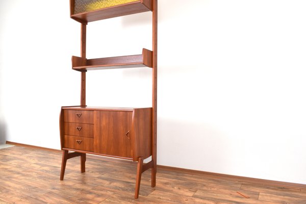 Mid-Century Teak Veno Wall Unit, 1960s-LOT-2032102