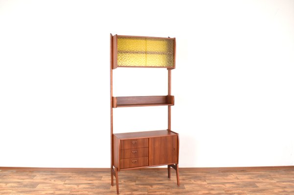 Mid-Century Teak Veno Wall Unit, 1960s-LOT-2032102