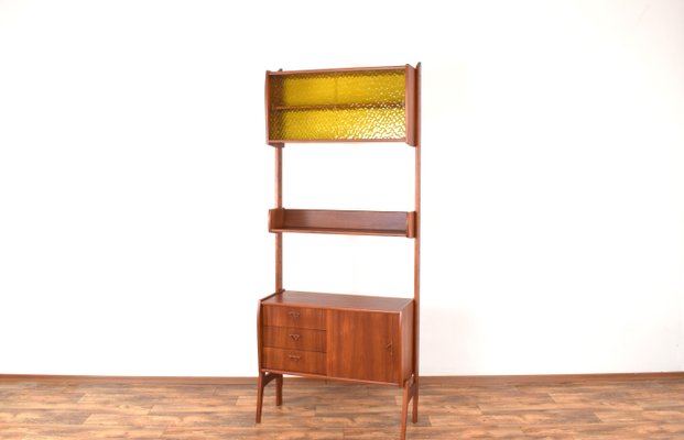 Mid-Century Teak Veno Wall Unit, 1960s-LOT-2032102