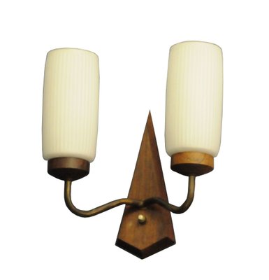 Mid-Century Teak Wall Lamp-KDW-1366854