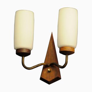 Mid-Century Teak Wall Lamp-KDW-1366854