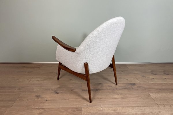 Mid-Century Teddy White Armchair, 1960s-HDN-1732863