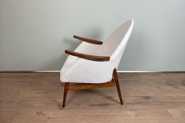 Mid-Century Teddy White Armchair, 1960s-HDN-1732863