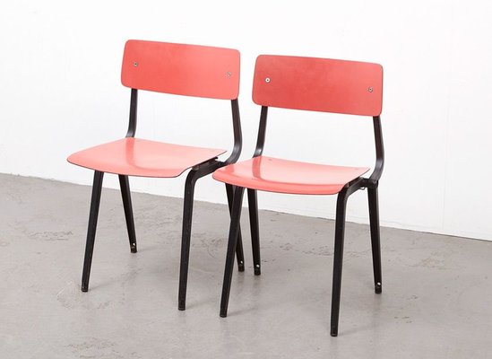 Mid-Century Theatre Revolt Foldable Chairs by Friso Kramer for Ahrend De Cirkel, Set of 2-BPT-767723