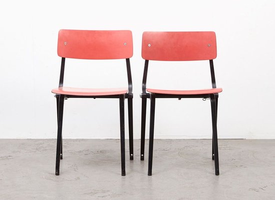 Mid-Century Theatre Revolt Foldable Chairs by Friso Kramer for Ahrend De Cirkel, Set of 2-BPT-767723