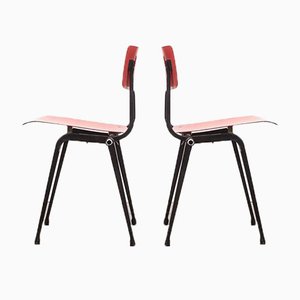 Mid-Century Theatre Revolt Foldable Chairs by Friso Kramer for Ahrend De Cirkel, Set of 2-BPT-767723