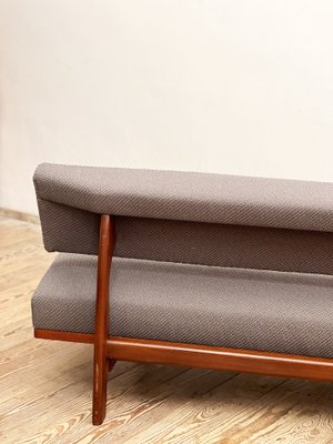 Mid-Century Three-Seater Sofa in Mahogany by Hans Bellmann for Wilkhahn, Germany, 1950s-DOY-1312113