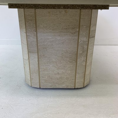 Mid-Century Travertine Coffee Table, 1970s-BGP-991932