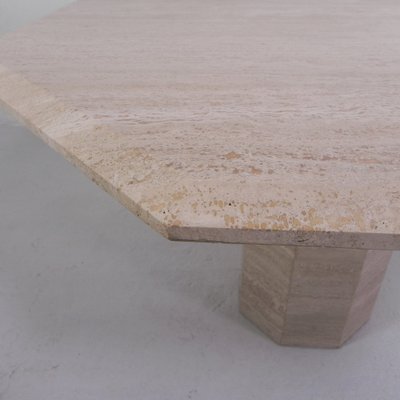 Mid-Century Travertine Dining Table, 1970s-TL-1767733