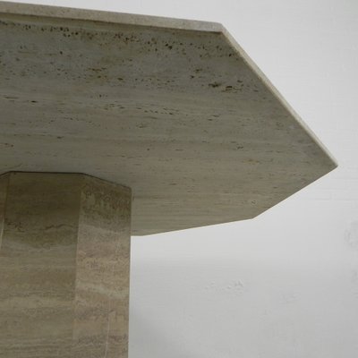 Mid-Century Travertine Dining Table, 1970s-TL-1767733