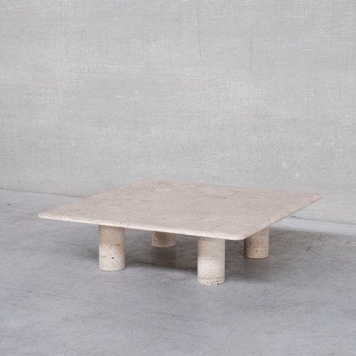 Mid-Century Travertine Table by Angelo Mangiarotti for Up & Up-JRP-1178463