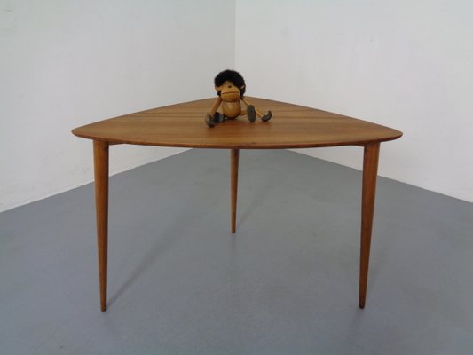 Mid-Century Triangular Teak Side Table, 1960s-RDW-848014