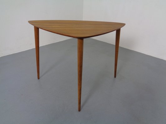 Mid-Century Triangular Teak Side Table, 1960s-RDW-848014