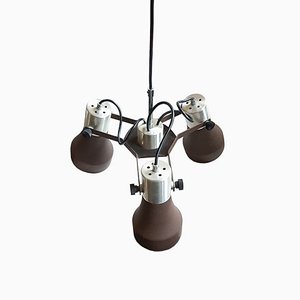 Mid-Century Triple Pendant Lamp, 1970s-NUX-581562