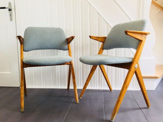 Mid-Century Triva Teak Armchairs from Nordiska, 1950s, Set of 2-WSA-831364