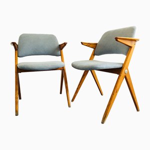 Mid-Century Triva Teak Armchairs from Nordiska, 1950s, Set of 2-WSA-831364