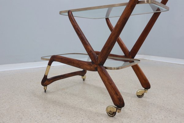 Mid-Century Trolley Bar Cart from De Baggis, 1950s-ZQ-1772782