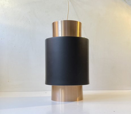 Mid-Century Tunic Copper Pendant Lamp by Jo Hammerborg for Fog & Mørup, 1960s-LCR-1320000