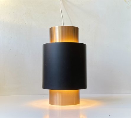 Mid-Century Tunic Copper Pendant Lamp by Jo Hammerborg for Fog & Mørup, 1960s-LCR-1320000