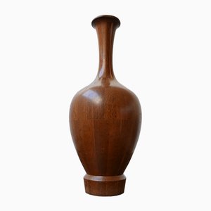 Mid-Century Turned Wood Vase by Maurice Bonami-JRP-702557