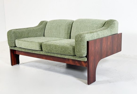 Mid-Century Two Seater Sofa Oriolo attributed to Claudio Salocchi for Sormani Wood, 1960s-FGA-2041587