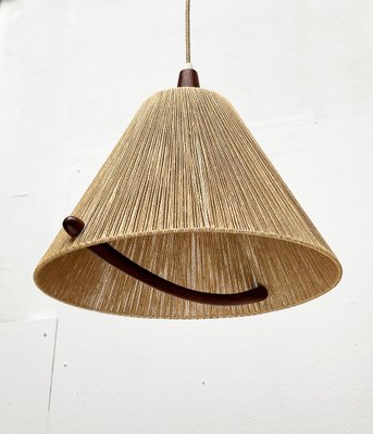 Mid-Century Type 324 Teak Pendant Lamp from Temde, 1960s-UAH-1720889