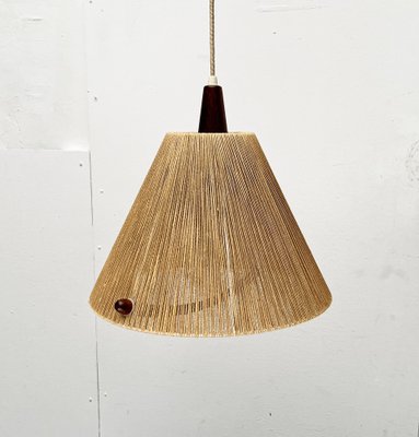 Mid-Century Type 324 Teak Pendant Lamp from Temde, 1960s-UAH-1720889