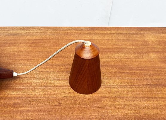 Mid-Century Type 324 Teak Pendant Lamp from Temde, 1960s-UAH-1720889