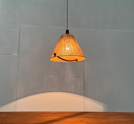 Mid-Century Type 324 Teak Pendant Lamp from Temde, 1960s-UAH-1720889