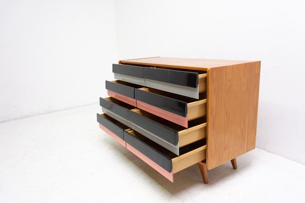 Mid-Century U-453 Chest of Drawers by Jiří Jiroutek, Czechoslovakia-HXT-994107