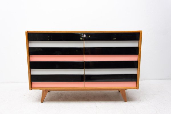 Mid-Century U-453 Chest of Drawers by Jiří Jiroutek, Czechoslovakia-HXT-994107