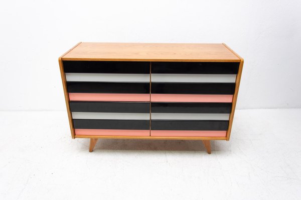 Mid-Century U-453 Chest of Drawers by Jiří Jiroutek, Czechoslovakia-HXT-994107