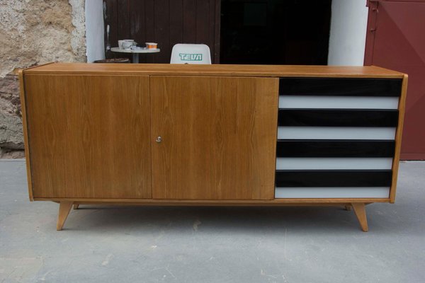 Mid-Century U-460 Sideboard by Jiří Jiroutek for Interior Prague, Czechoslovakia-HXT-994040