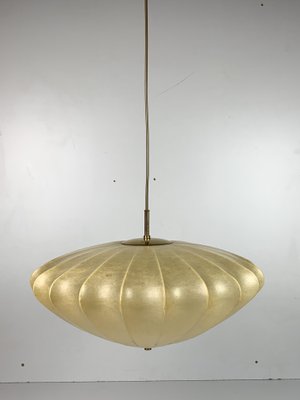 Mid-Century UFO Cocoon Hanging Lamp with Brass by Achille Castiglioni, 1960s-BHG-2014800