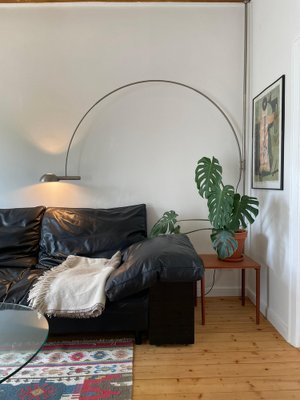 Mid-Century Una Arc Lamp by Florian Schulz, 1970s-WSA-1123441