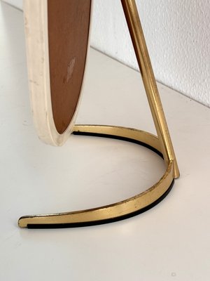 Mid-Century Vanity Table Mirror in Brass from Vereinigte Werkstätten Germany, 1960-VNE-2027216