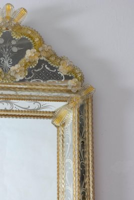 Mid-Century Venetian Mirror in Blown Glass, 1960-MBH-1750883