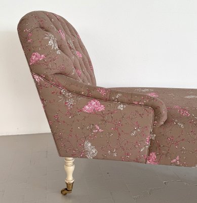 Mid-Century Victorian Chaise Longue or Daybed with Capitonnè Upholstery, 1950s-VNE-2040398