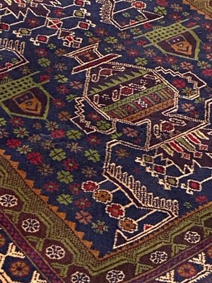 Mid-Century Vintage Baluch Afghan Rug-YMM-1161705