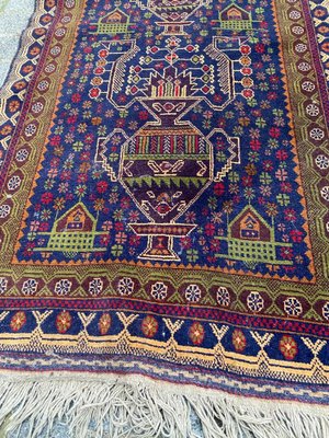 Mid-Century Vintage Baluch Afghan Rug-YMM-1161705