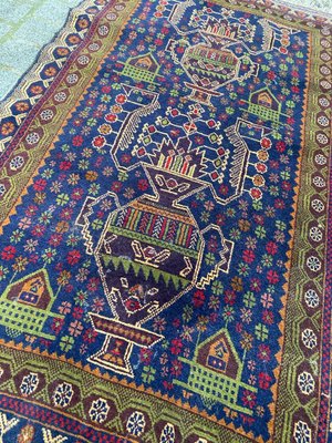 Mid-Century Vintage Baluch Afghan Rug-YMM-1161705