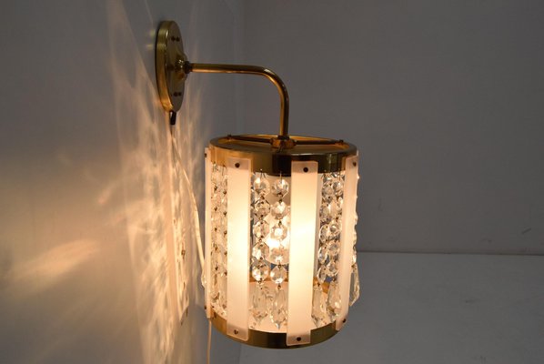 Mid-Century Wall Lamp from Jablonecká Sklárny Novy Bydzov, 1970s-TZ-938740