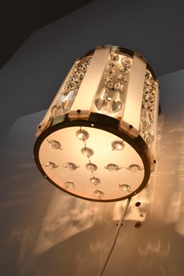 Mid-Century Wall Lamp from Jablonecká Sklárny Novy Bydzov, 1970s-TZ-938740