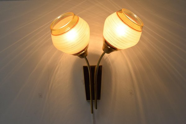 Mid-Century Wall Lamp from Kamenicky Senov, 1960s-TZ-1406756