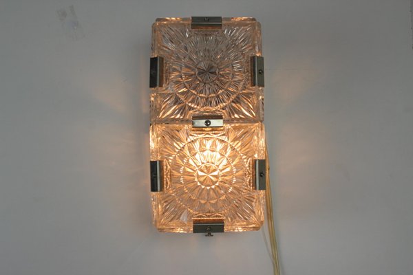 Mid-Century Wall Lamp from Kamenický Šenov, 1970s-TZ-1298739